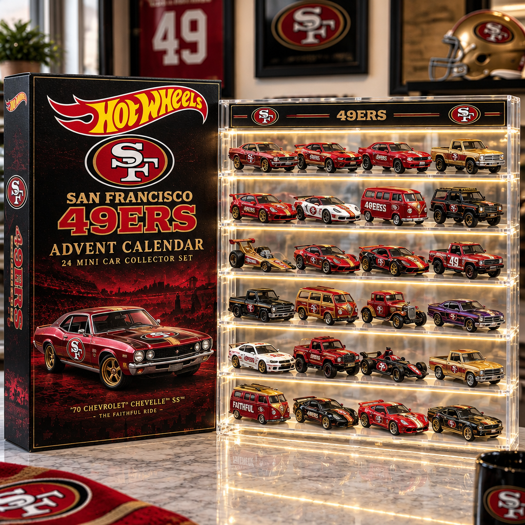 San Francisco 49ers Premium Mini Car Advent Calendar